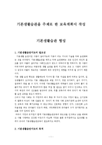 보육학개론 - 기본생활습관을 주제로 한 보육계획서 작성-1