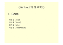 [스포츠 물리치료학] 내번 발목 염좌[inversion ankle sprain]-2