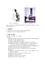 [미생물실험보고서] 현미경 사용법, 수생 미생물 관찰, 세균 수 관찰-3