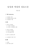 성의 생물학 - 남성과 여성의 성호르몬-1