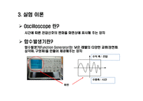 오실로스코프를 이용한 리사주 도형 만들기-3