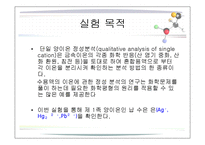 화학실험 - 양이온1족의 정성분석-3