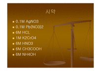 [화학] 1족 양이온의 정성분석-7