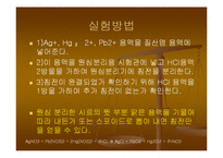 [화학] 1족 양이온의 정성분석-9