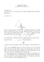 단진자 운동 레포트-1