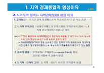 지역경제통합의 유형과 현황-3