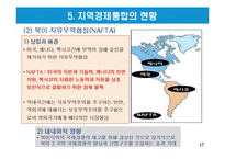 지역경제통합의 유형과 현황-17