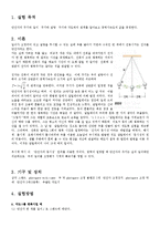 물리학및 실험 과목 - 단진자 운동-1