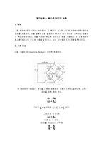 물리실험 - 휘스톤 브리지 실험-1