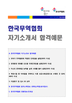 (한국무역협회 자소서 + 합격자스펙) 한국무역협회 신입직원 자기소개서 우수예문 [한국무역협회 자소서 자기소개서/첨삭항목]-1