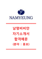 [남영비비안자기소개서]남영비비안(홍보팀)자기소개서합격예문_남영비비안자소서샘플_남영비비안공채자기소개서_남영비비안채용자소서_남영비비안홍보분야자기소개서자소서-1