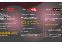 레드페이스 마케팅전략분석과 레드페이스 컨셉도출및 레드페이스 경쟁자분석(K2,노스페이스,블랙야크)-16