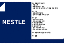 Nestle 네슬레 기업분석및 네슬레 해외시장진출 글로벌마케팅전략과 네슬레 성공요인분석-2
