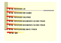 [경영학] KB국민은행 CRM 사례-2