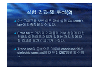 일반물리학 실험 - 콘덴서 판을 이용한 쿨롱의 법칙-11