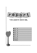「국제 금융위기의 원인과 영향」-1