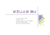 비즈니스와 매너ppt-1