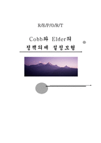 코브와 엘더의 정책의 제설정 모형-1