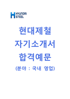 [현대제철-국내영업합격자기소개서]현대제철자소서,면접기출문제,현대제철공채자기소개서,현대제철영업직자소서,현대제철채용자기소개서-1