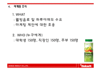 한국야쿠르트 하루야채 마케팅전략분석과 소비자행동분석및 하루야채 마케팅전략 제언-10