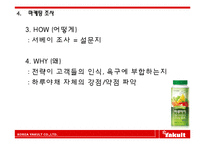 한국야쿠르트 하루야채 마케팅전략분석과 소비자행동분석및 하루야채 마케팅전략 제언-11