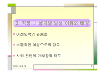 [사회학] 성차별(직장내에서의 성차별)-9