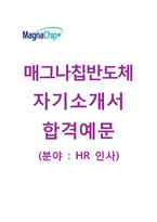 (매그나칩반도체+면접족보) 매그나칩반도체(HR인사) 자기소개서 합격예문 [매그나칩반도체자소서매그나칩반도체인사팀채용지원동기첨삭항목]-1