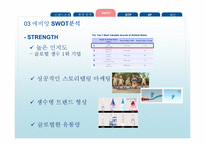 EVIAN 에비앙 마케팅 SWOT,STP,4P전략분석과 에비앙 브랜드분석및 향후전략 제안 PPT-11