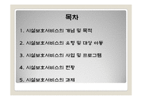 아동시설보호서비스(개념, 유형, 대상, 사업, 프로그램, 현황, 과제) PPT 프레젠테이션-2