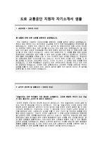 (도로교통공단자기소개서 + 면접기출문제) 도로교통공단(면허행정) 자기소개서 합격예문 [도로교통공단자소서도로교통공단채용지원동기첨삭항목]-2