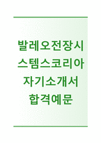 (발레오전장시스템스코리아자기소개서 + 면접기출문제) 발레오전장시스템스코리아 자기소개서 합격예문 [발레오전장시스템스코리아자소서지원동기첨삭항목]-1