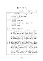정신요양원, 정신장애인 사회복귀시설 4주간 현장실습일지, 사회복지현장실습-5