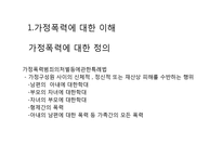 아내학대가족(가정폭력, 이론적접근, 지원서비스, 대책) PPT 파워포인트-2