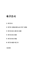 (사회복지조사론) 욕구조사 이론요약-1