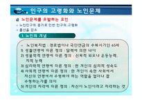 현대사회와 노인문제(인구의 고령화와 노인문제) PPT 파워포인트-3
