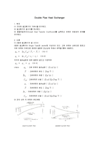 화학공학실험 - 이중관열교환기(Double Pipe Heat Exchanger)실험-1