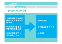 암웨이 AMWAY 해외진출 글로벌전략과 암웨이 마케팅성공요인분석및 암웨이 기업분석과 향후 나아가야할 방향-16