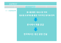 암웨이 AMWAY 해외진출 글로벌전략과 암웨이 마케팅성공요인분석및 암웨이 기업분석과 향후 나아가야할 방향-19
