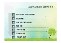 사회복지행정 조직이론(합리모형, 인간관계론, 상황이론, 체계이론 등) PPT 파워포인트-2