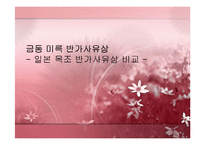 [유물조사] 금동미륵반가사유상 - 일본 목조 반가사유상 비교-1