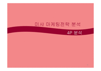 MISSHA 미샤 현 마케팅전략분석과 문제점분석및 미샤 새로운 마케팅4P.STP전략 제안 PPT-11