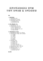 [영유아프로그램 개발과 평가] 표준보육과정배경과 영역별 구체적 보육내용 및 보육과정운영-1