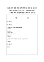 [사회복지행정론] 가족문제의 원인에 대하여 여러 관점을 알아보고, 미래바람직한 가족형태에 발전방향을 제시해 보시오-1