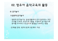 영유아 음악교육의 활동(음악감상, 노래부르기, 악기연주, 동작표현 등) PPT 파워포인트 발표-13