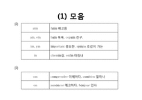 프랑스어 문자의 특징과 문장의 구조-5