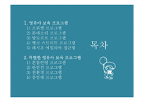 영유아, 특별한 영유아 보육 프로그램-2