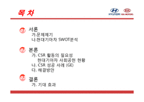 현대,기아자동차 브랜드이미지향상위한 사회공헌활동(CSR)전략과 해결방안및 기대효과-2