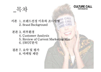 패션 브랜드 `컬쳐콜` 마케팅 전략-2