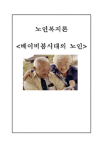 베이비붐 세대의 현황과 노인복지 대책-1