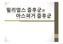윌리엄스 증후군과 아스퍼거 증후군-1
